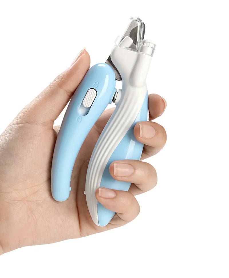 Pet Nail Clippers Dog Nail Clippers Cat Nail Clippers LED Electric Nail Grinder Pet Supplies LED Light Pet Nail Clippers - Oopsdadforgot.com