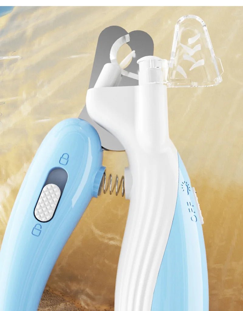 Pet Nail Clippers Dog Nail Clippers Cat Nail Clippers LED Electric Nail Grinder Pet Supplies LED Light Pet Nail Clippers - Oopsdadforgot.com