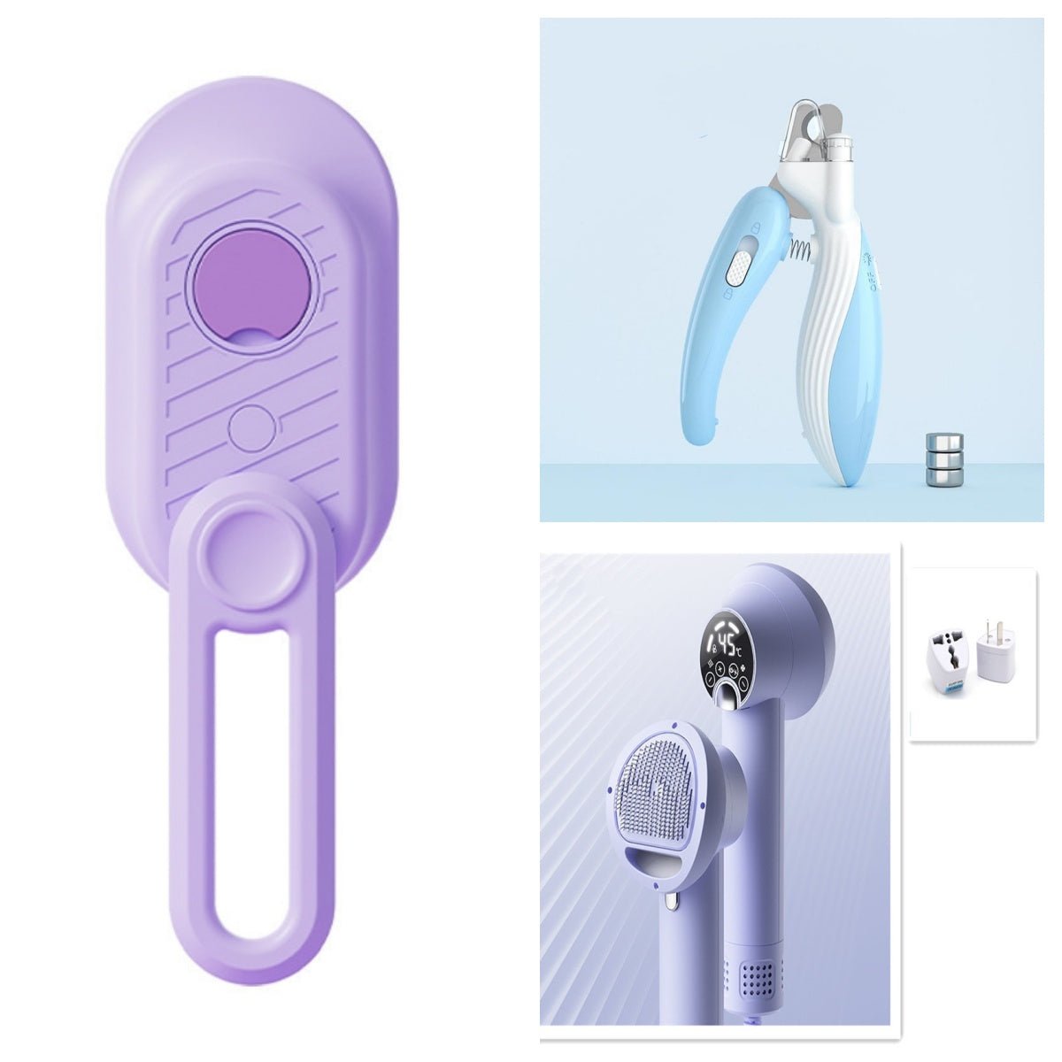Pet Nail Clippers Dog Nail Clippers Cat Nail Clippers LED Electric Nail Grinder Pet Supplies LED Light Pet Nail Clippers - Oopsdadforgot.com