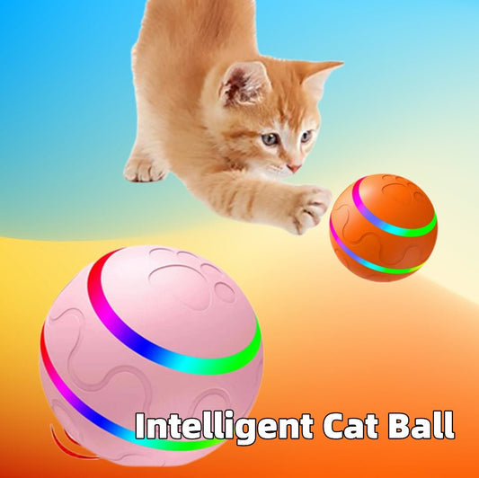 Pet New Cat Wicked Ball Toy Intelligent Ball USB Cat Toys Self Rotating Ball Automatic Rotation Ball - Oopsdadforgot.com