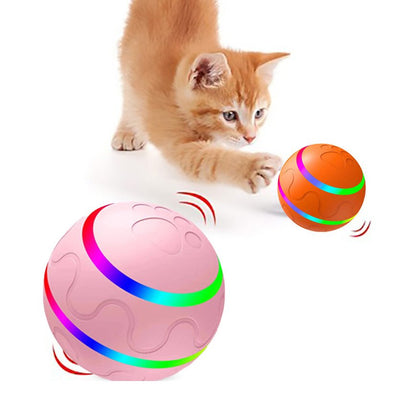 Pet New Cat Wicked Ball Toy Intelligent Ball USB Cat Toys Self Rotating Ball Automatic Rotation Ball - Oopsdadforgot.com