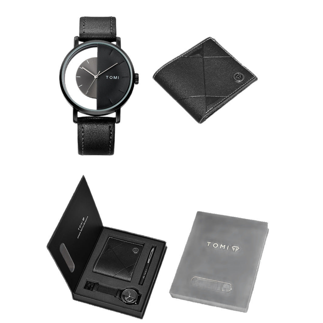 Quartz Watch Mens Business Gift Set Box - Oopsdadforgot.com