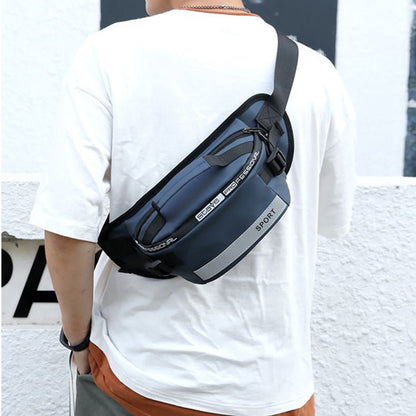 Reflective Waist Bags Men Crossbody Bag Pack For Travel Walking Running Hiking Cycling - Oopsdadforgot.com