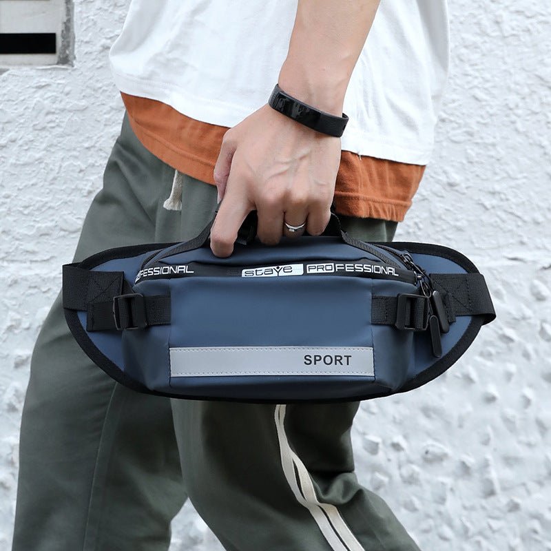 Reflective Waist Bags Men Crossbody Bag Pack For Travel Walking Running Hiking Cycling - Oopsdadforgot.com
