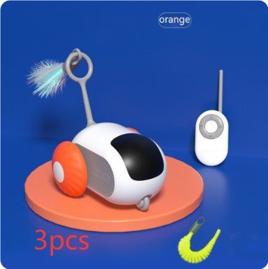 Remote Control Interactive Cat Car Toy USB Charging Chasing Automatic Self - moving Remote Smart Control Car Interactive Cat Toy Pet Products - Oopsdadforgot.com