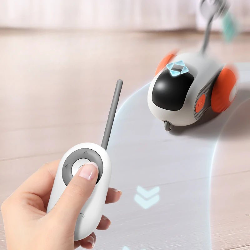 Remote Control Interactive Cat Car Toy USB Charging Chasing Automatic Self - moving Remote Smart Control Car Interactive Cat Toy Pet Products - Oopsdadforgot.com