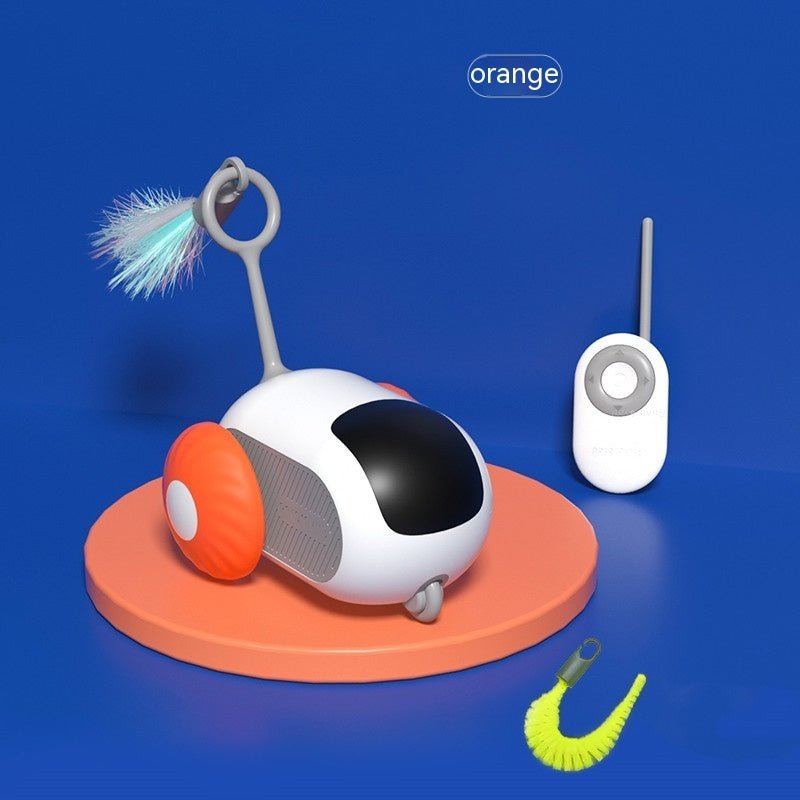 Remote Control Interactive Cat Car Toy USB Charging Chasing Automatic Self - moving Remote Smart Control Car Interactive Cat Toy Pet Products - Oopsdadforgot.com
