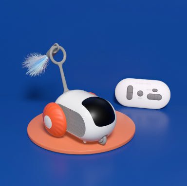 Remote Control Interactive Cat Car Toy USB Charging Chasing Automatic Self - moving Remote Smart Control Car Interactive Cat Toy Pet Products - Oopsdadforgot.com