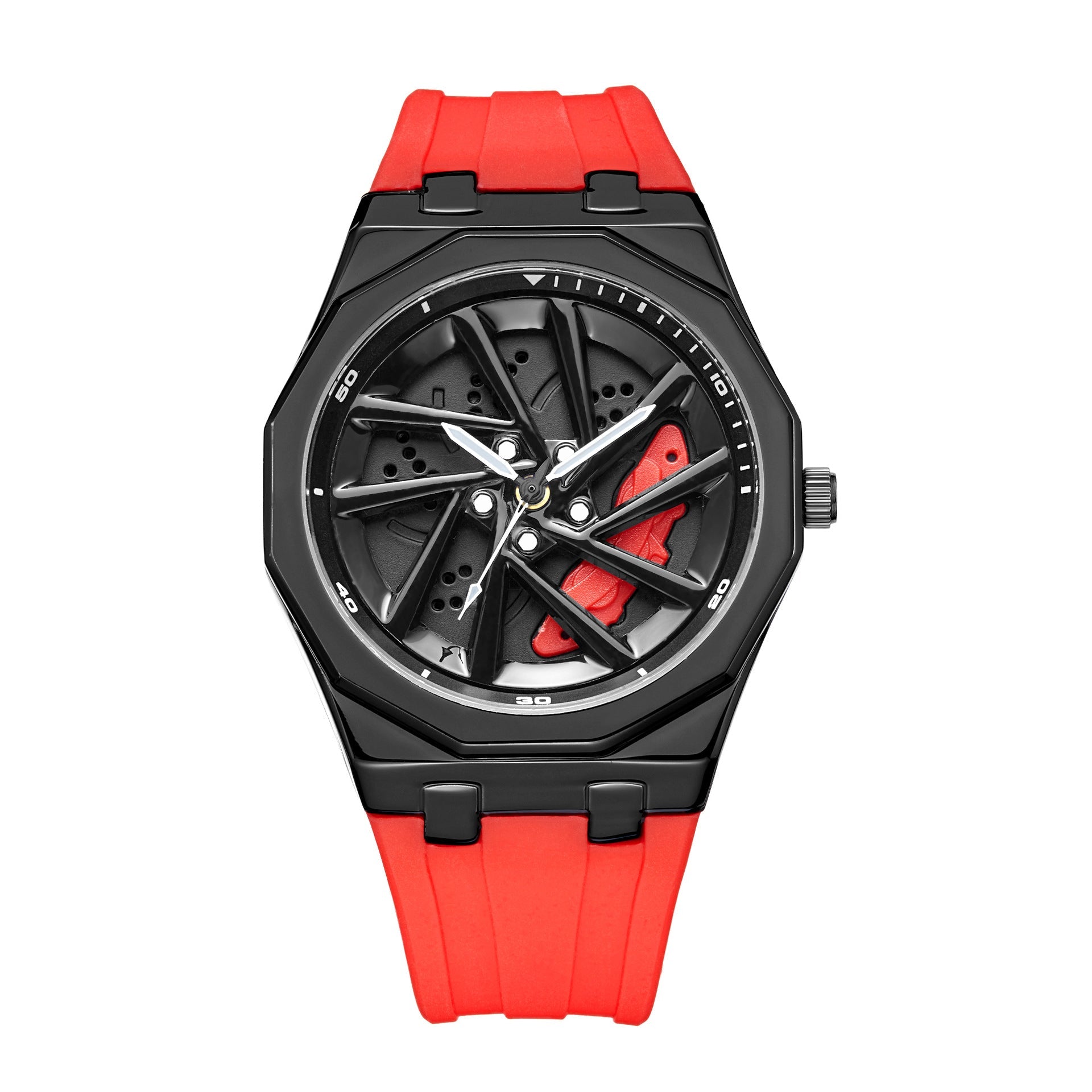 Rotating Watch Mens Wheel Hub Rotating Quartz Watch - Oopsdadforgot.com