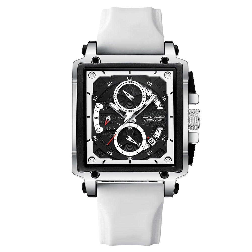Simple Business Tape Mens Calendar Watch - Oopsdadforgot.com
