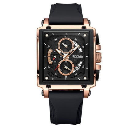 Simple Business Tape Mens Calendar Watch - Oopsdadforgot.com