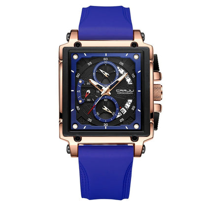 Simple Business Tape Mens Calendar Watch - Oopsdadforgot.com