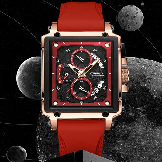 Simple Business Tape Mens Calendar Watch - Oopsdadforgot.com