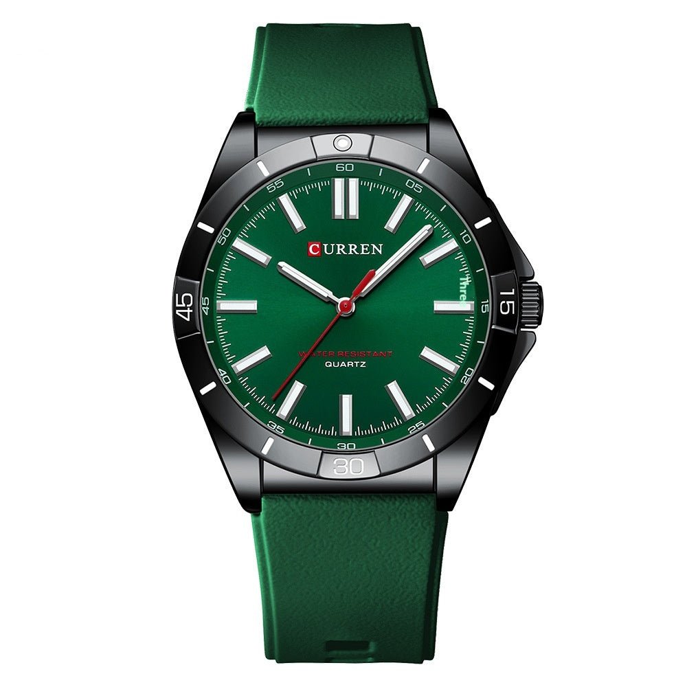 Simple Unisex Round Silicone - band Couples Watch Waterproof - Oopsdadforgot.com