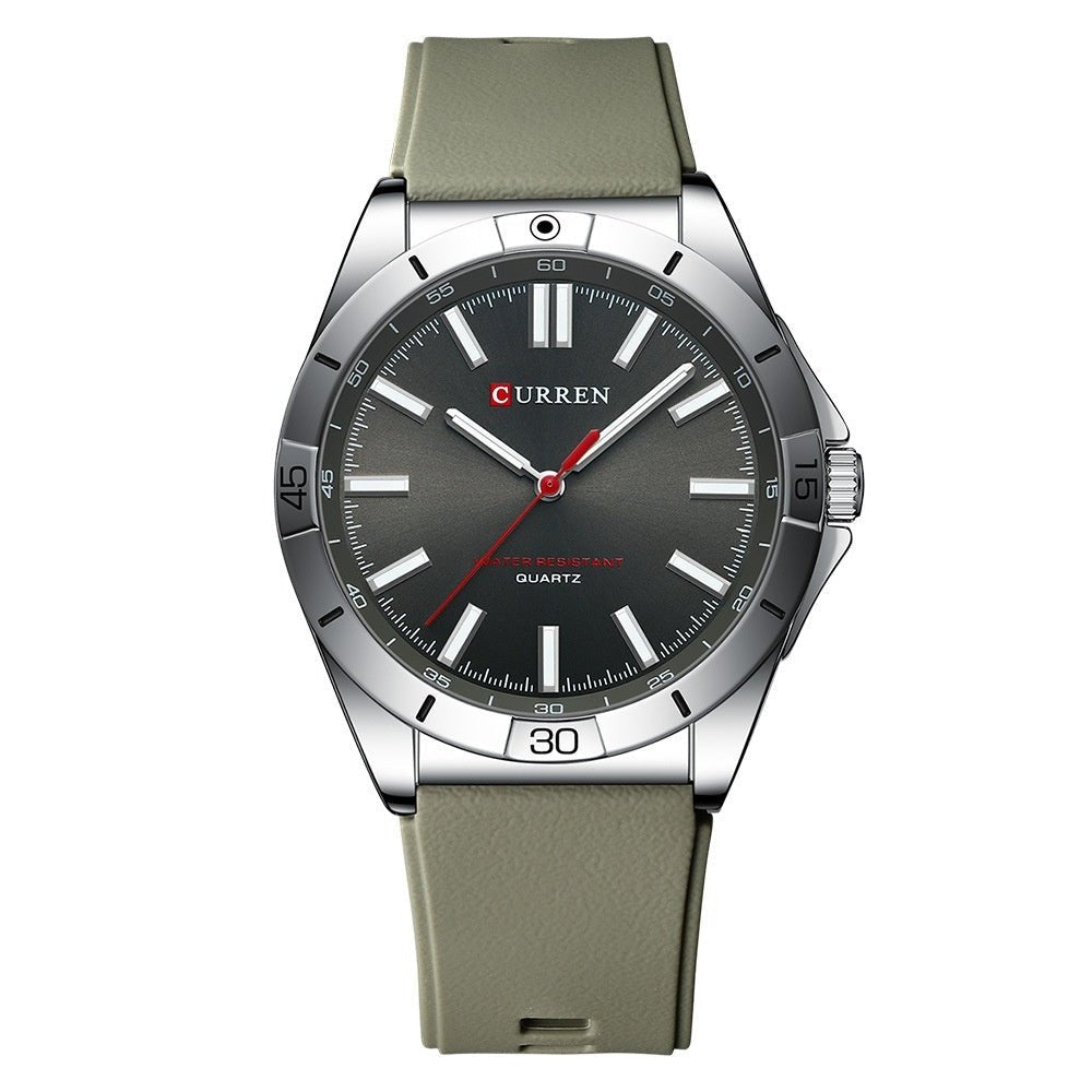 Simple Unisex Round Silicone - band Couples Watch Waterproof - Oopsdadforgot.com