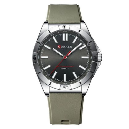 Simple Unisex Round Silicone - band Couples Watch Waterproof - Oopsdadforgot.com