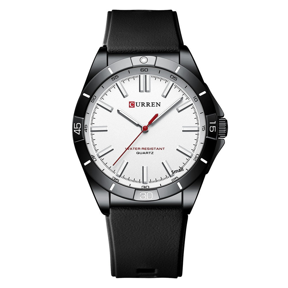 Simple Unisex Round Silicone - band Couples Watch Waterproof - Oopsdadforgot.com