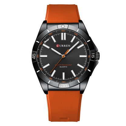 Simple Unisex Round Silicone - band Couples Watch Waterproof - Oopsdadforgot.com