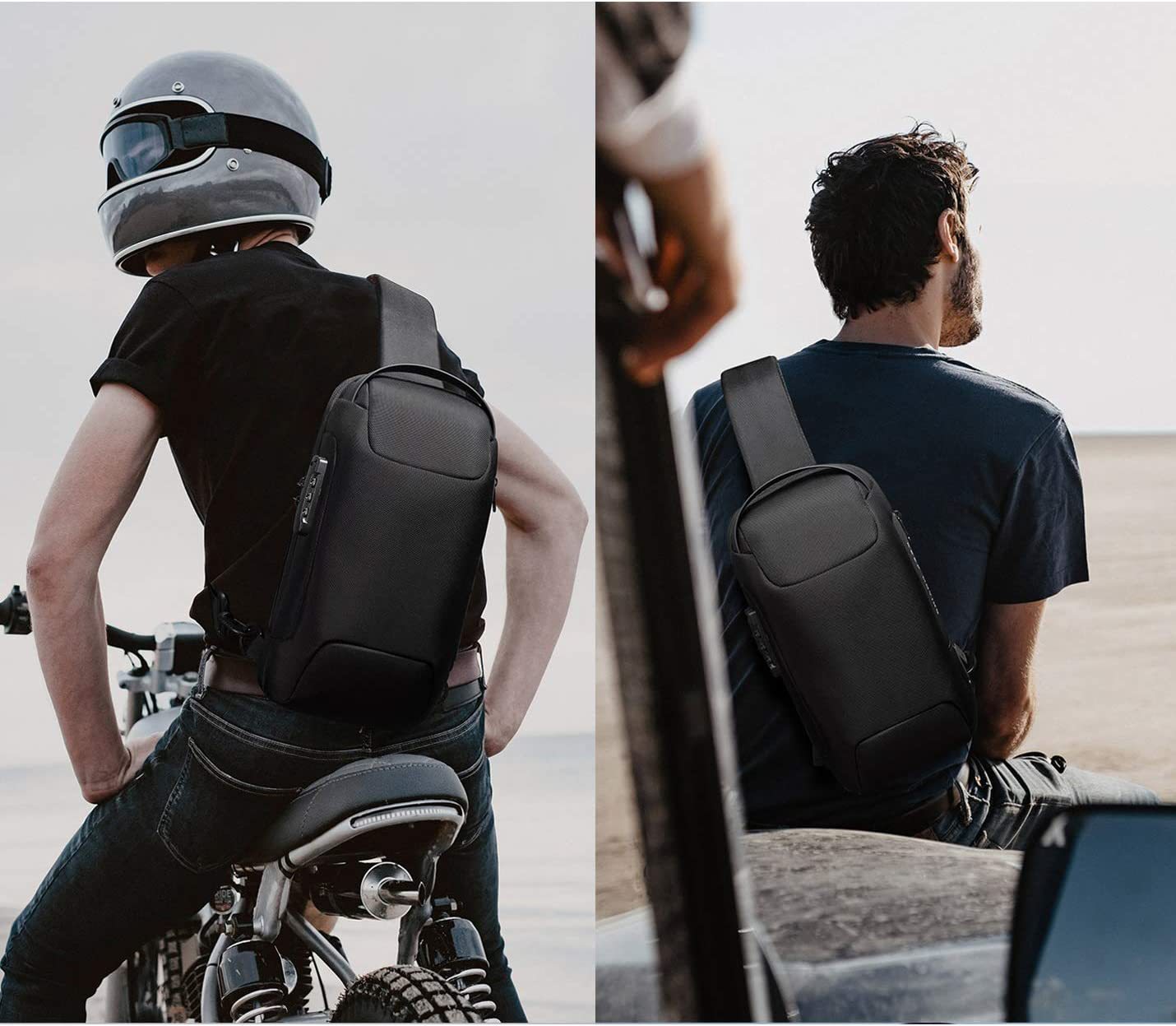 Sling Bag, Waterproof Men's Chest Bag Shoulder Bags Crossbody Sling Backpack For Men - Oopsdadforgot.com