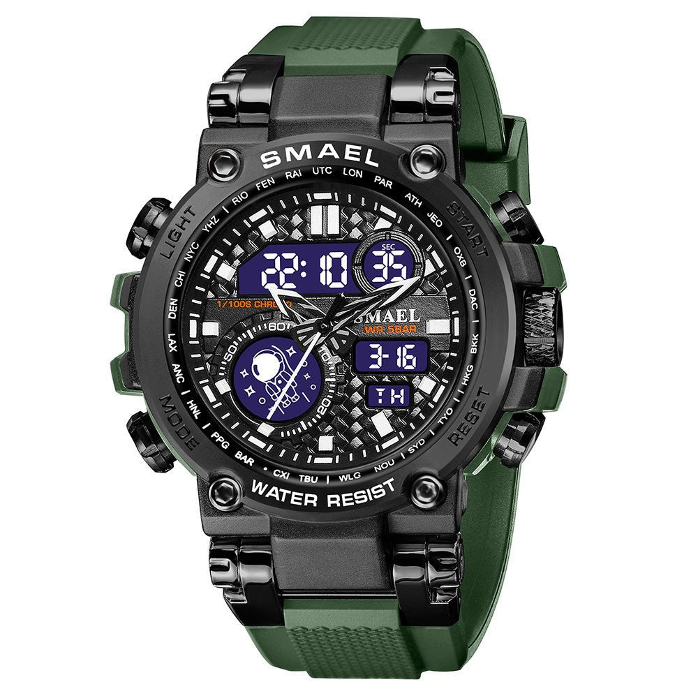 SMAEL Tactical Digital Watch With A Large Dial And Multiple Functions - Oopsdadforgot.com