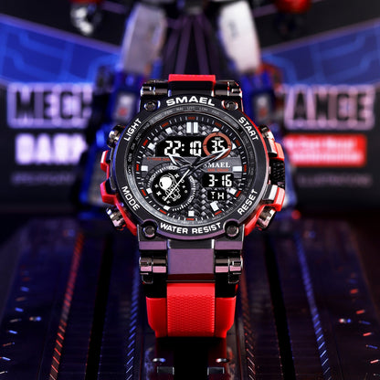 SMAEL Tactical Digital Watch With A Large Dial And Multiple Functions - Oopsdadforgot.com