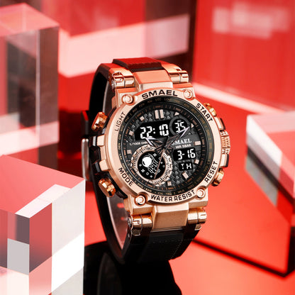 SMAEL Tactical Digital Watch With A Large Dial And Multiple Functions - Oopsdadforgot.com