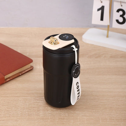 Smart Digital Thermal Bottle Portable Coffee Mug Stainless Steel Water Bottle In - Car Insulated Cup Keep Cold Vacuum Flasks 450ml - Oopsdadforgot.com