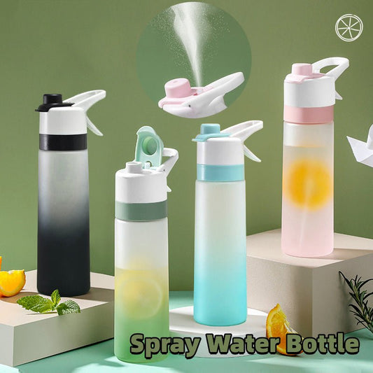 Spray Water Bottle For Girls Outdoor Sport Fitness Water Cup Large Capacity Spray Bottle Drinkware Travel Bottles Kitchen Gadgets - Oopsdadforgot.com