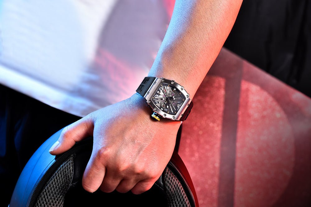Square Men's Quartz Calendar Watch - Oopsdadforgot.com