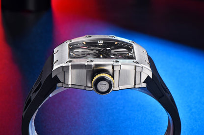 Square Men's Quartz Calendar Watch - Oopsdadforgot.com