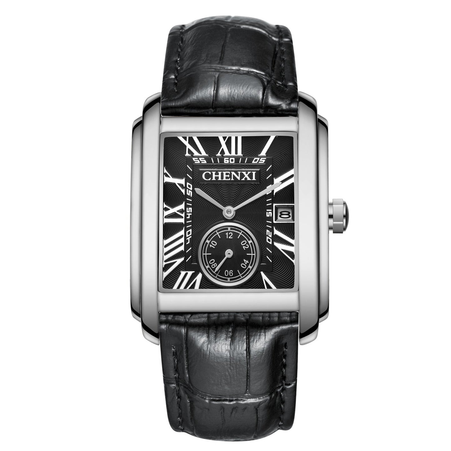Square Quartz Watch Strap Watch Men - Oopsdadforgot.com
