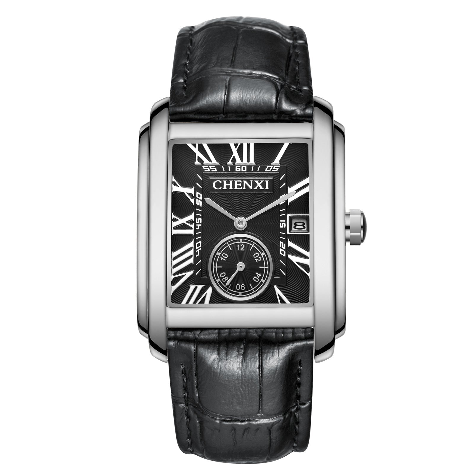 Square Quartz Watch Strap Watch Men - Oopsdadforgot.com