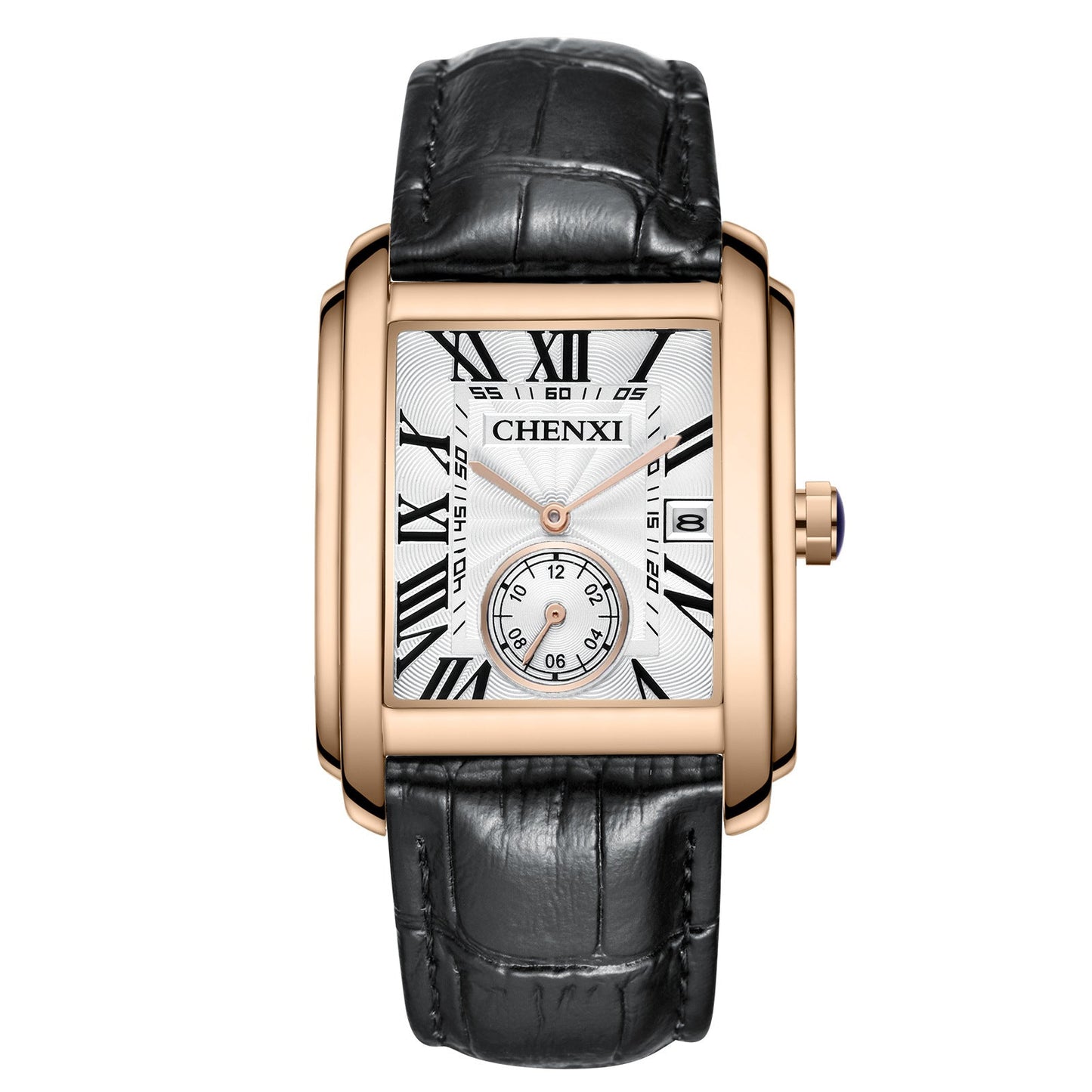 Square Quartz Watch Strap Watch Men - Oopsdadforgot.com