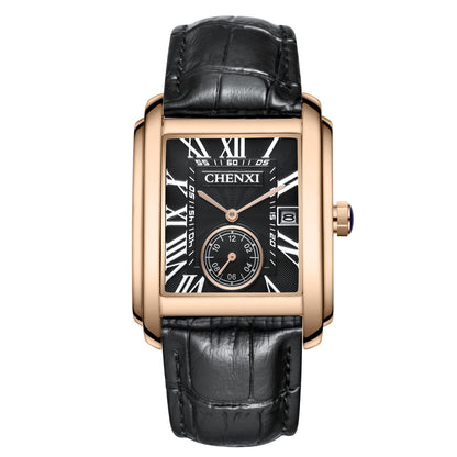 Square Quartz Watch Strap Watch Men - Oopsdadforgot.com