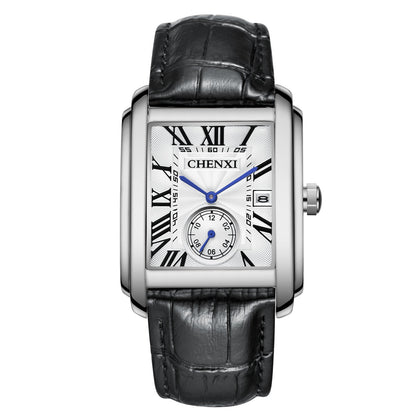 Square Quartz Watch Strap Watch Men - Oopsdadforgot.com