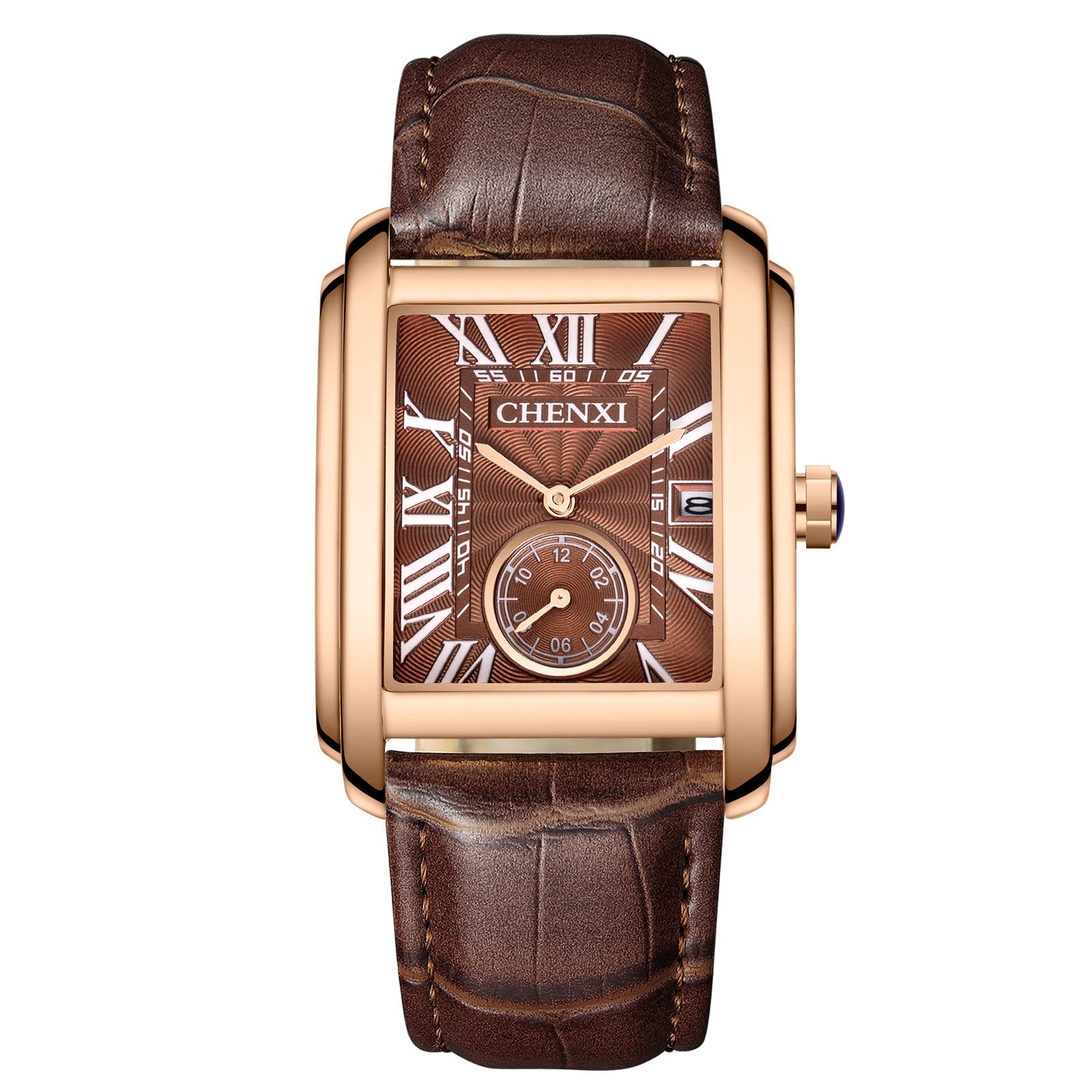 Square Quartz Watch Strap Watch Men - Oopsdadforgot.com