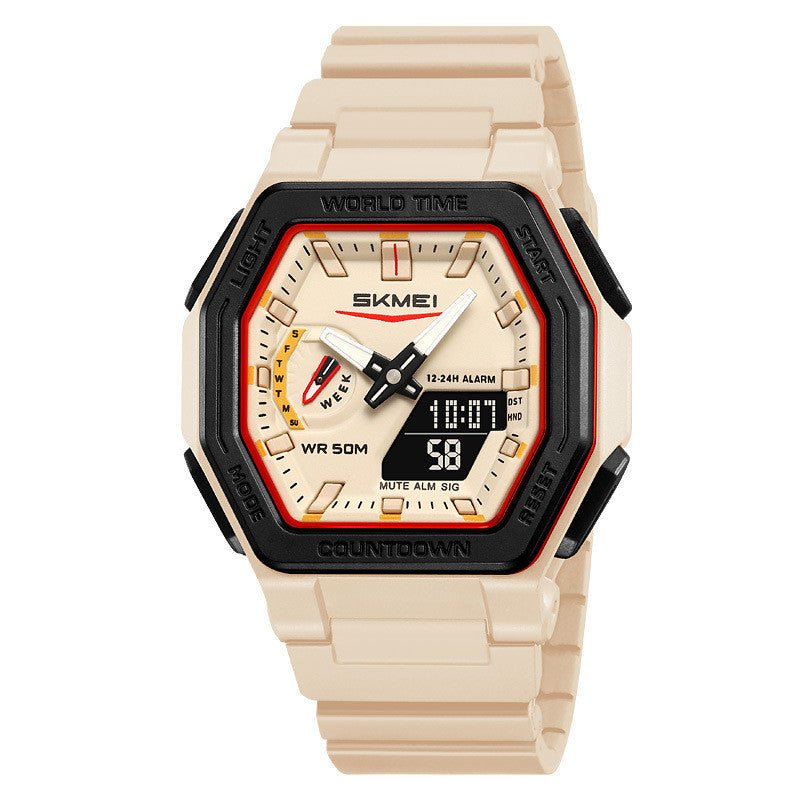 Waterproof Multi - function Digital Watch For Students A Versatile Sports - style Dual - display Wristwatch - Oopsdadforgot.com