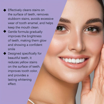 Whitening Teeth Strips Purple Teeth Strips Dry - application - Oopsdadforgot.com
