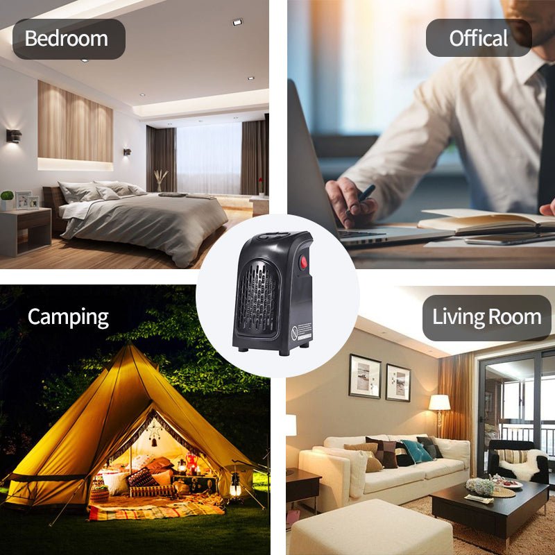 Winter Air Heater Fan Heater Electric Home Heaters Mini Room Air Wall Heater Ceramic Heating Warmer Fan For Home Office Camping - Oopsdadforgot.com