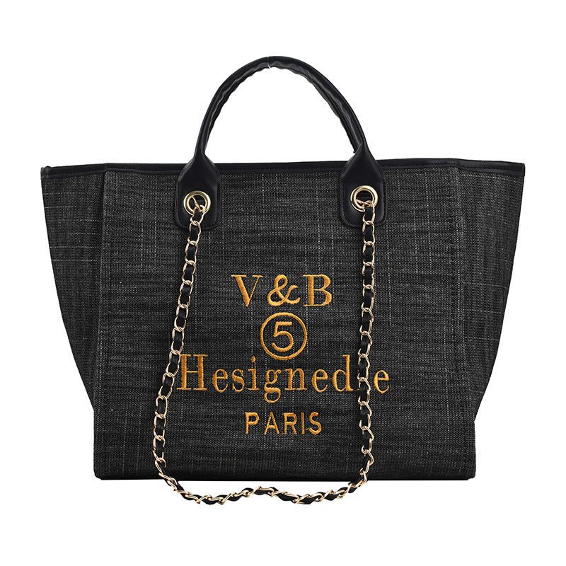 Women's Bag New European And American Bags Big Bag Shoulder Bag Large Capacity Chain Handbag Ins Messenger Bag - Oopsdadforgot.com