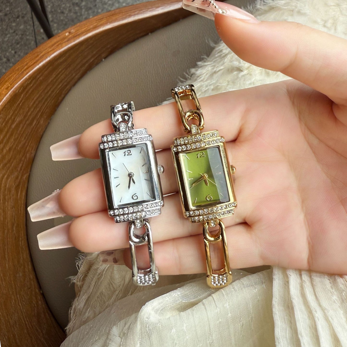 Women's Watch Light Luxury Square High Sense - Oopsdadforgot.com